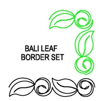 Bali Leaf Border Set