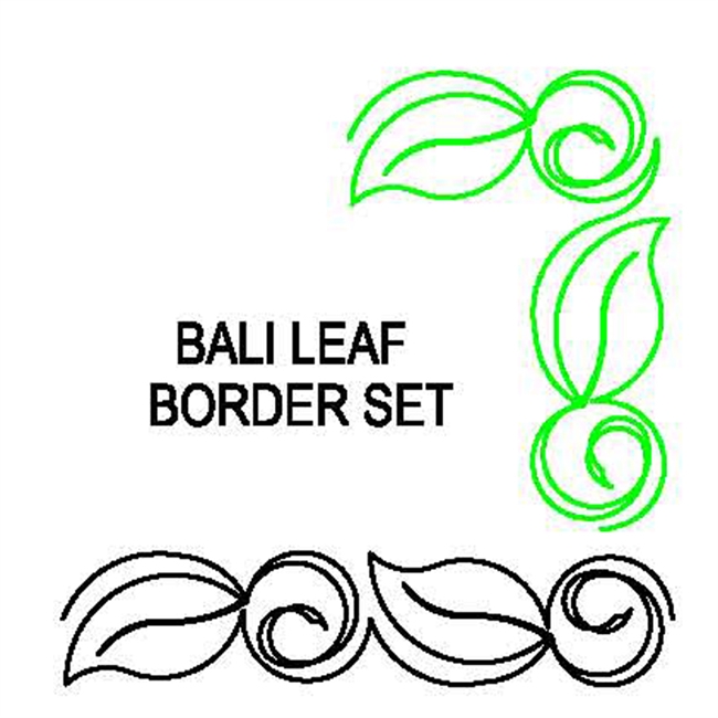 Bali Leaf Border Set