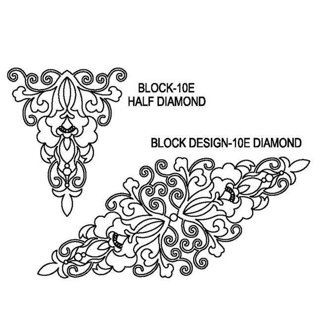 Block Design-10E Diamond Set