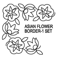 Asian Flower Border-1 Set