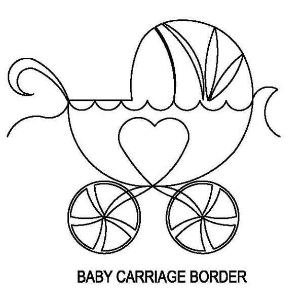Baby Carriage Border