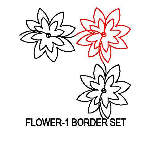 Flower-1 Border Set