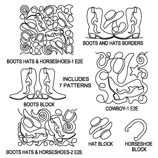 Boots Hats & Horseshoes Package