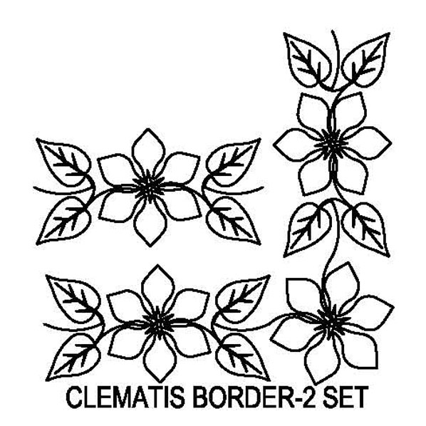 Clematis Border-2 Set
