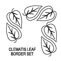 Clematis Leaf Border Set