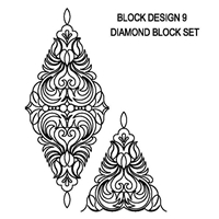 Block Design-9 Diamond Set