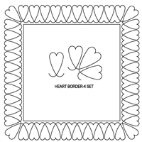 Heart-4 Border Set