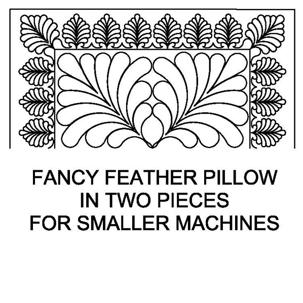 Fancy Feather-2 Pillow Half