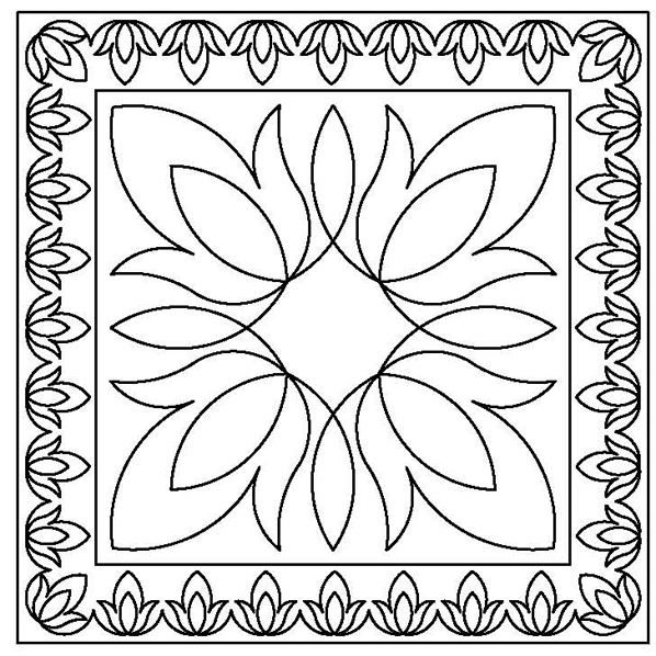 Folk Flower Pillow