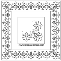 Feathered Rose-1 Border Set