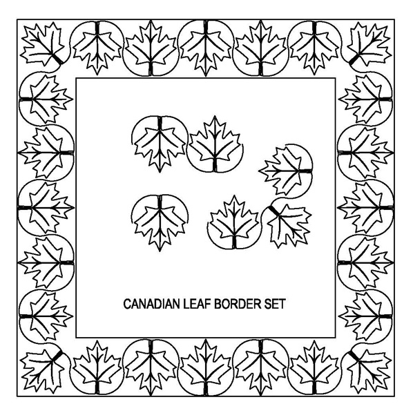 Canadian Leaf Border Set