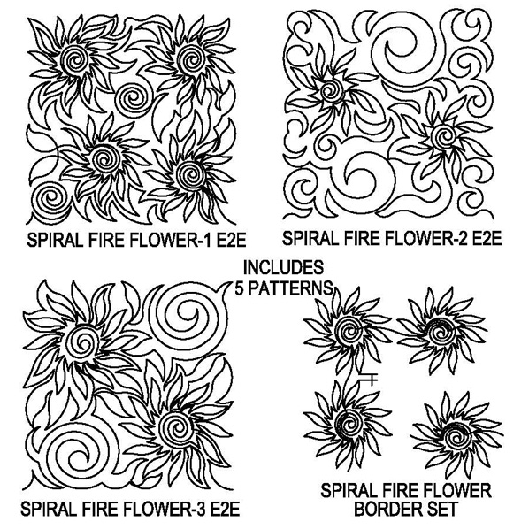 Spiral Fire Flower Package