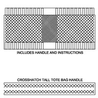 Crosshatch Tall Tote Bag