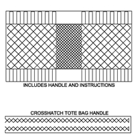 Crosshatch Tote Bag