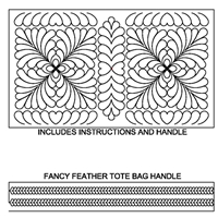 Fancy Feathered Tote Bag