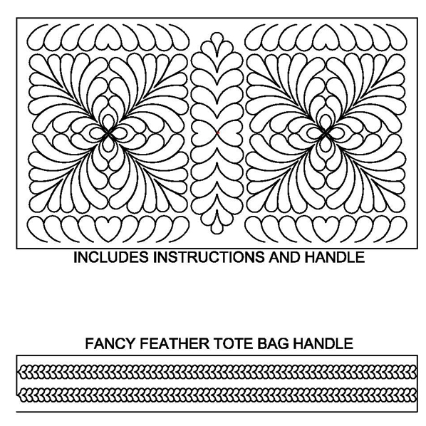 Fancy Feathered Tote Bag