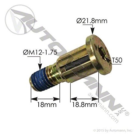 Kenworth Door Striker Bolt