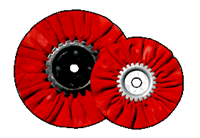 10" Red Buffing Wheel by Keystone