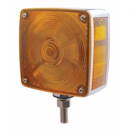 Square Double Face Turn Signal Light - Single Stud