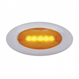 5 LED "Phantom II" Clearance/Marker Light - Amber LED/Amber Lens