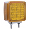 39 LED Reflector Double Face Turn Signal Light - Amber/Red Lens - Passenger