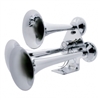 3 Trumpet Chrome Train Horn - Standard Duty