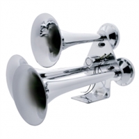 3 Trumpet Chrome Train Horn - Standard Duty