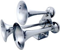 3 Trumpets "Competition Series" Chrome Train Horn
