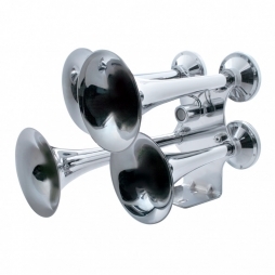 4 Trumpet Chrome Train Horn