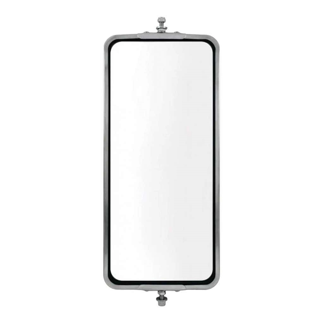 7" X 16" Stainless West Coast Mirror - Heated