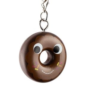 Kidrobot Yummy World Attack of the Donuts Keychain Series - Chocolate Frosted Chocolate (2/24)