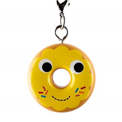 Kidrobot Yummy World Attack of the Donuts Keychain Series - Yellow Frosted (2/24)