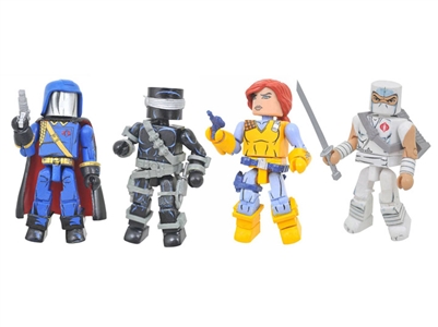 Minimates G.I. Joe A Real American Hero Boxed Set of 4 Figures