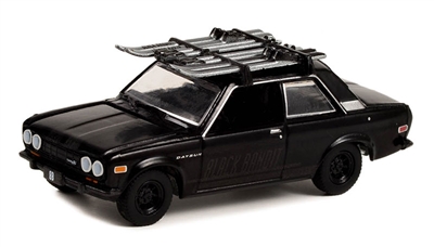 Greenlight Collectibles Black Bandit Series 27 - 1971 Datsun 510 with Ski Roof Rack