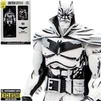 McFarlane Multiverse Batman White Knight Sketch Edition Gold Label - EE Exclusive