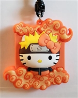 Monogram Hello Kitty x Naruto Figural Bag Clip - Hello Kitty Badge