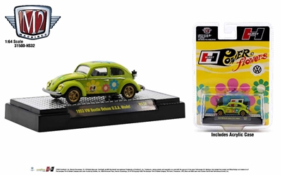 M2 Machines Hobby Exclusive Hurst Power Flowers - 1953 VW Beetle  (HS32)