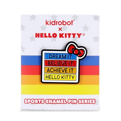 Kidrobot Hello Kitty Sports Enamel Pin Series - Dream It