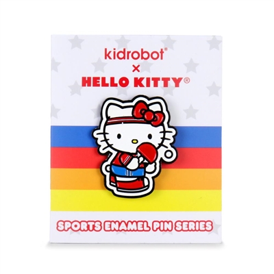 Kidrobot Hello Kitty Sports Enamel Pin Series - Ping Pong