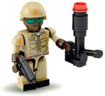 KRE-O- G.I. Joe Figure- Series 3- Carl "Doc" Greer