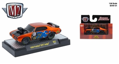 M2 Machines Ground Pounders Release 31 - 1969 Pontiac GTO Judge