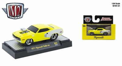 M2 Machines Ground Pounders Release 31 - 1971 Plymouth Cuda 440