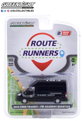 Greenlight Route Runners Series 2 - 2015 Ford Transit - FBI Academy Quantico