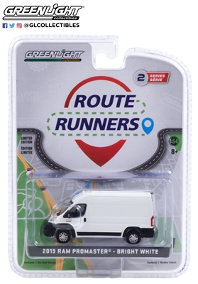 Greenlight Route Runners Series 2 - 2019 Ram Promaster - Bright White