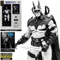 McFarlane Multiverse Batman White Knight Sketch Edition Gold Label - Autograph Series