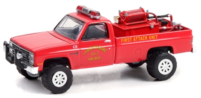 Greenlight Collectibles Fire & Rescue Series 1 - 1986 Chevrolet Custom Deluxe (Lawrenceburg IN Fire Dept)