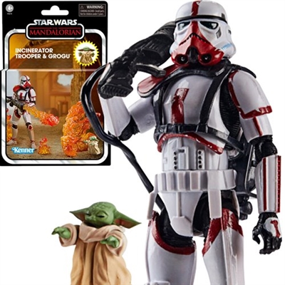 Star Wars The Vintage Collection - Deluxe Incinerator Trooper and Grogu