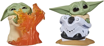 Star Wars The Child 2 Pack - Hiding Helmet & Stopping Fire