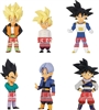 Dragonball Z World Collectible Figure Extra Costume Vol. 1 Series - Set of 6
