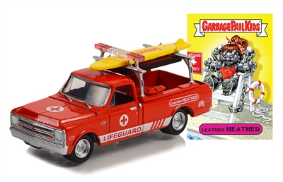 Greenlight Collectibles Garbage Pail Kids Series 4 - 1968 Chevrolet C-10 Pickup - Leather Heather